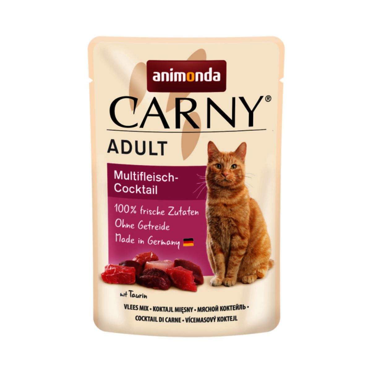 Animonda - Carny Adult Cats multimäsový koktejl, 85 g – Obrázok 1