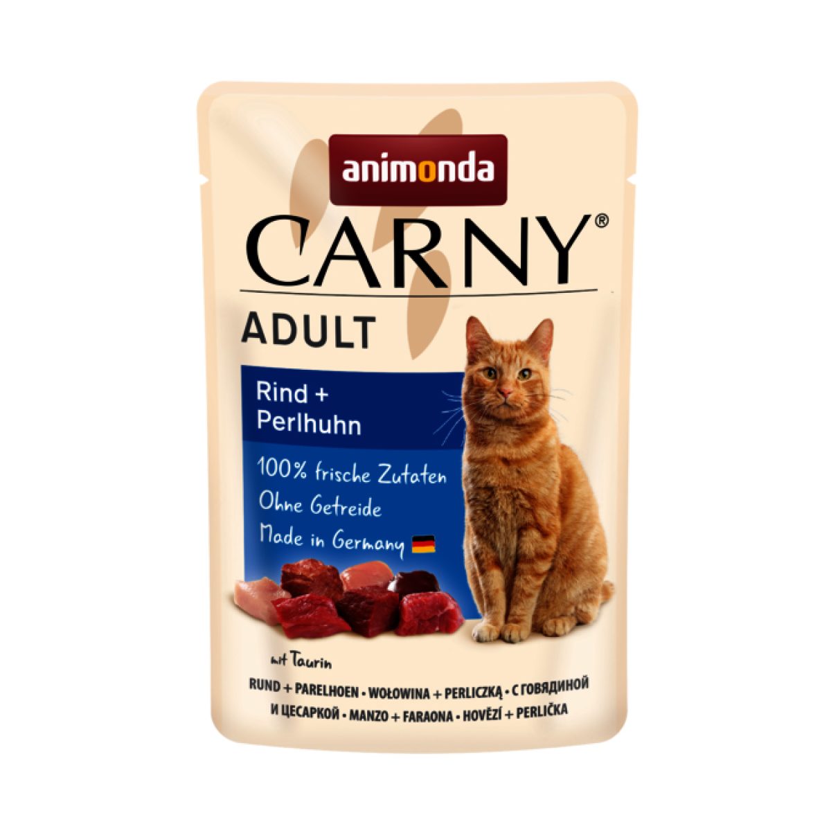 Animonda - Carny Adult Cats hovädzie & perlička, 85 g – Obrázok 1