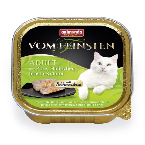 Animonda - Vom Feinsten Adult Cats morčacie & kuracie + bylinky, 100 g