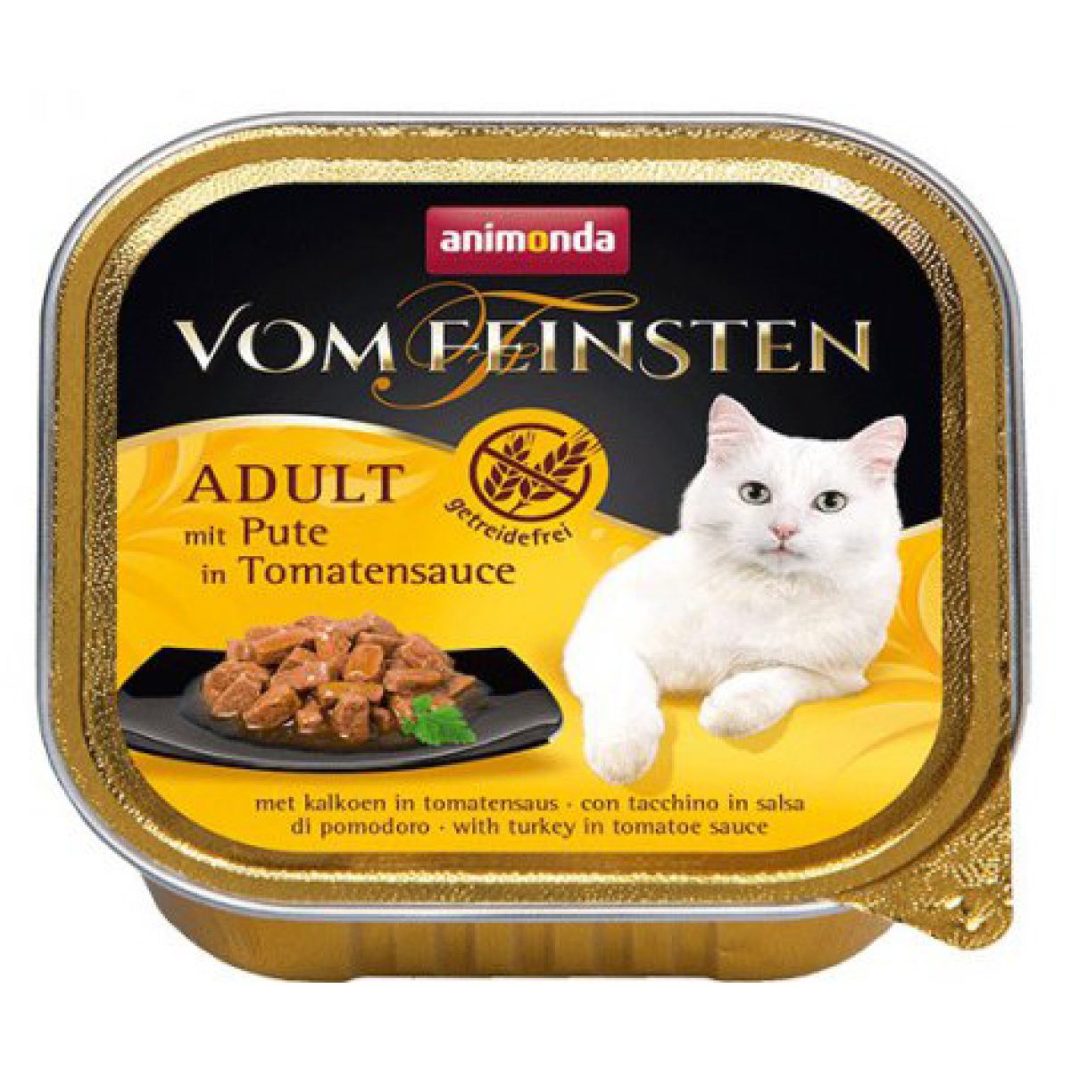 Animonda - Vom Feinsten Adult Cats morčacie v paradajkovej omáčke, 100 g – Obrázok 1