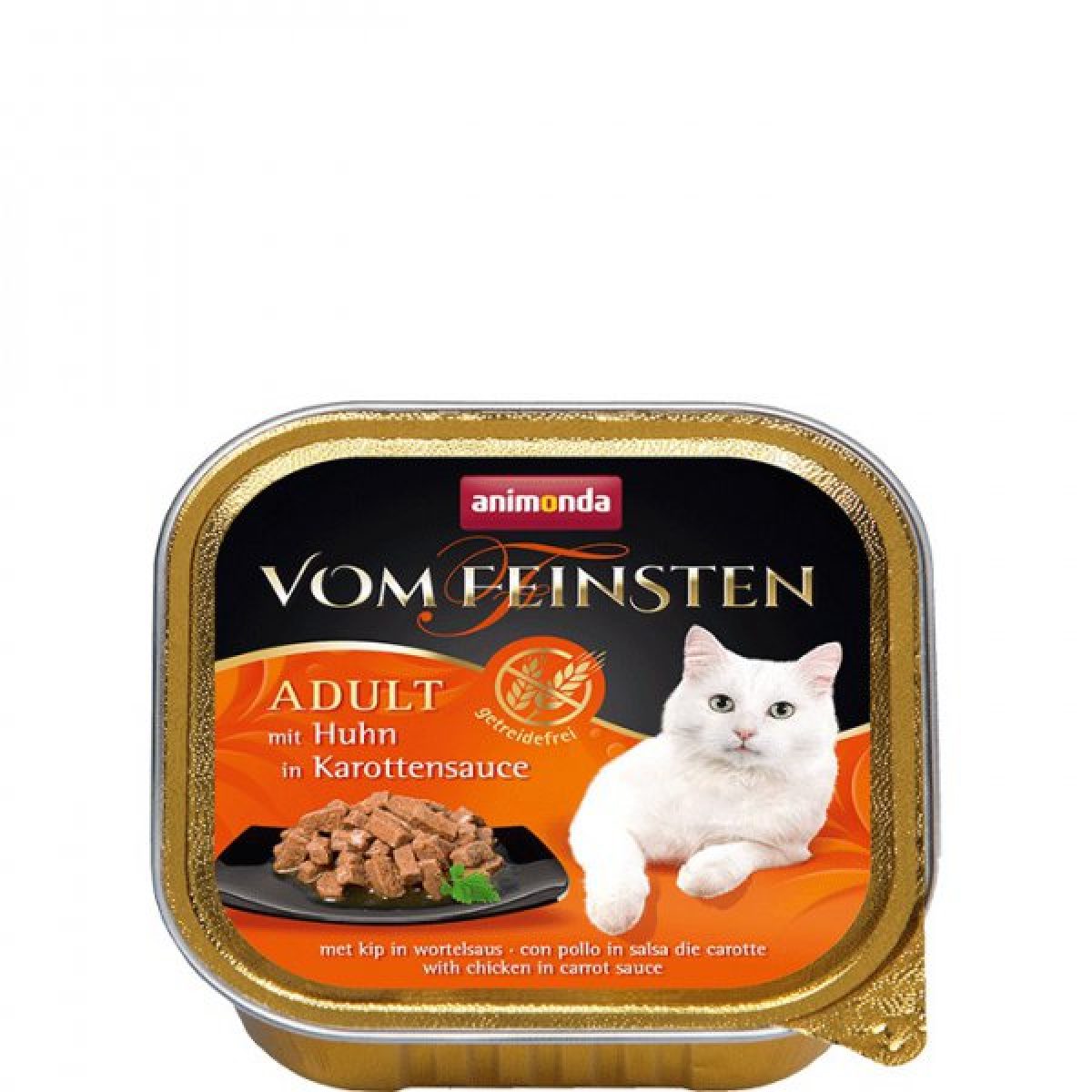 Animonda - Vom Feinsten Adult Cats kuracie v mrkvovej omáčke, 100 g – Obrázok 1