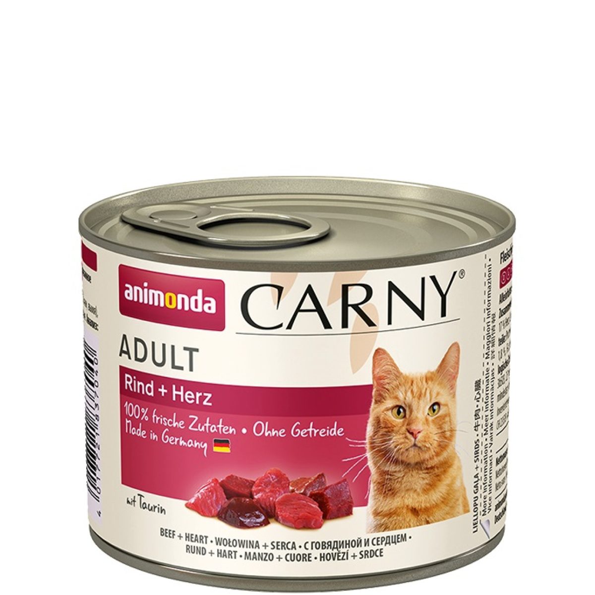 Animonda - Carny Adult Cats hovädzie & srdce, 200 g – Obrázok 1