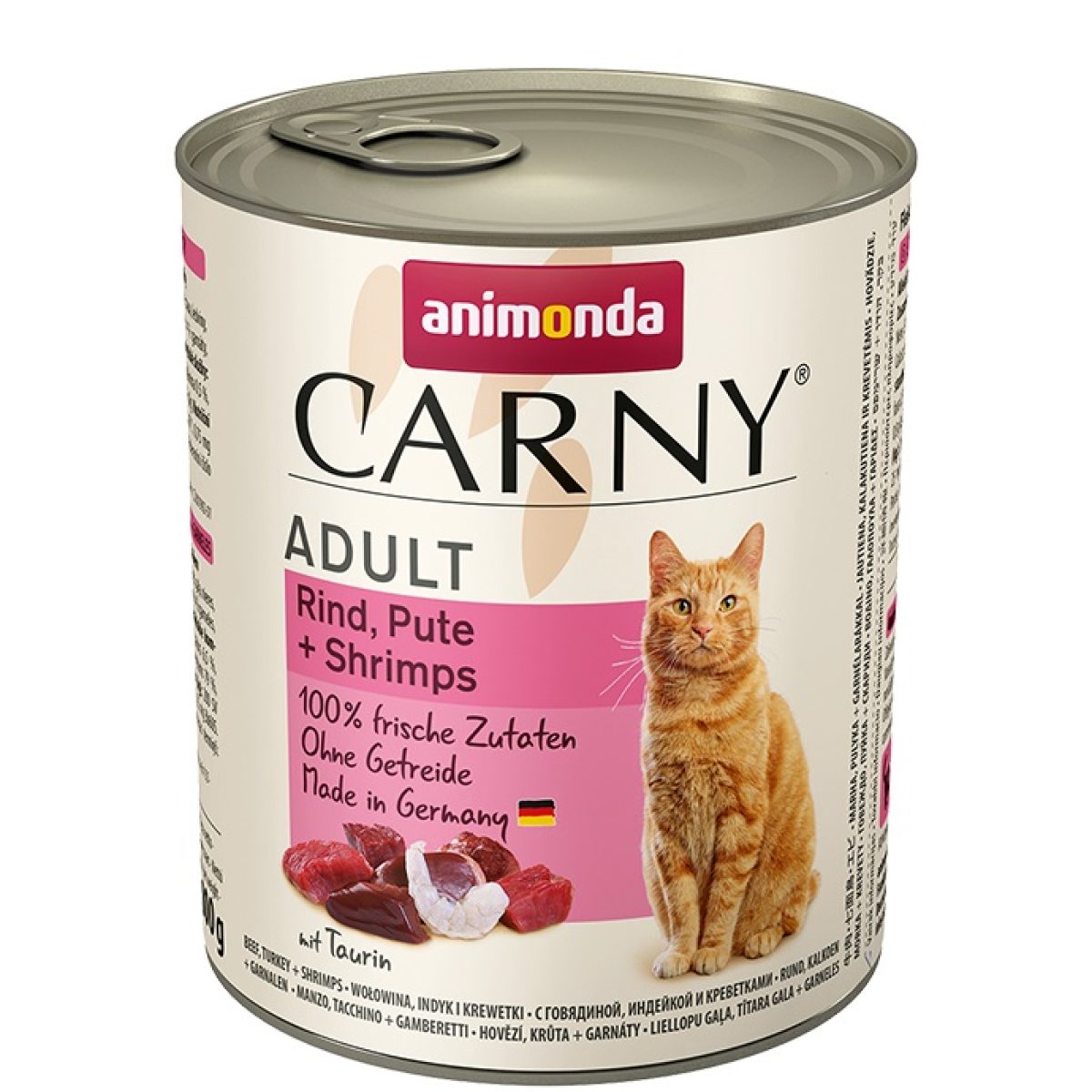 Animonda - Carny Adult Cats hovädzie & morčacie + krevety, 800 g – Obrázok 1