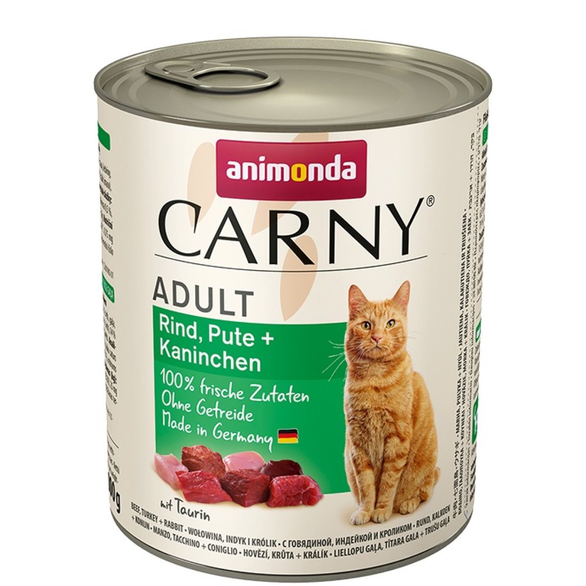 Animonda - CARNY Adult hovädzie & morčacie + králičie, 800 g – Obrázok 1