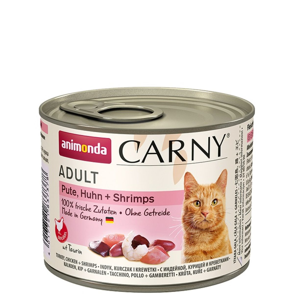 Animonda - Carny Adult Cats morčacie & kuracie + krevety, 200 g – Obrázok 1