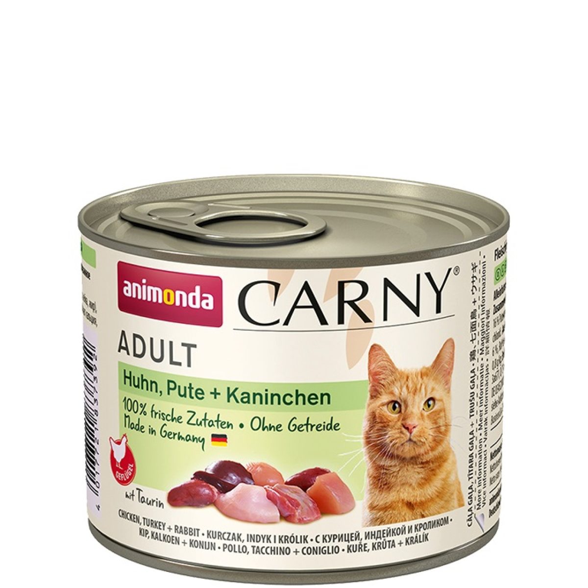 Animonda - Carny Adult Cats kuracie & morčacie + králičie, 200 g – Obrázok 1