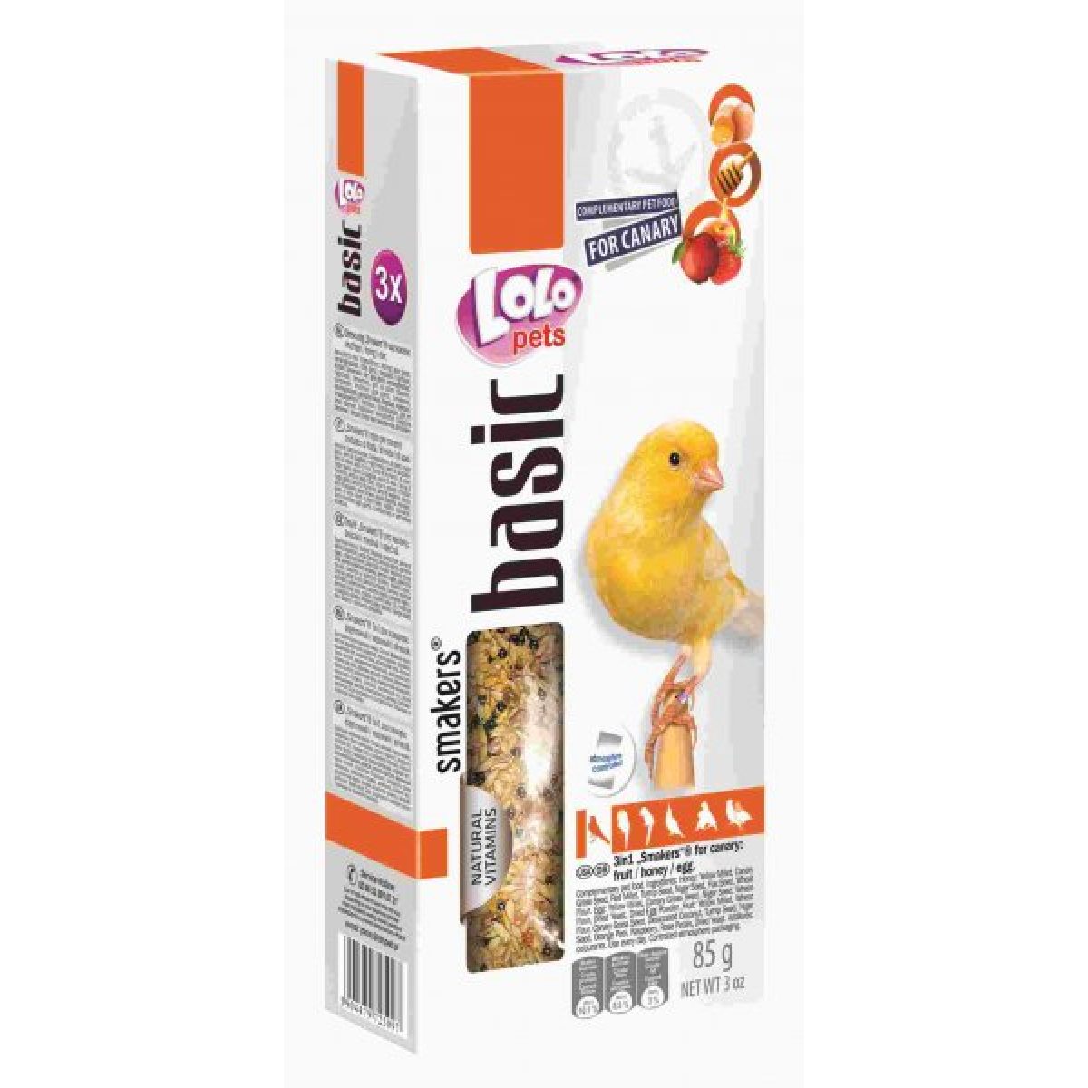 LOLO pets - Smakers Mix tyčinky pre kanáriky, 85 g – Obrázok 1