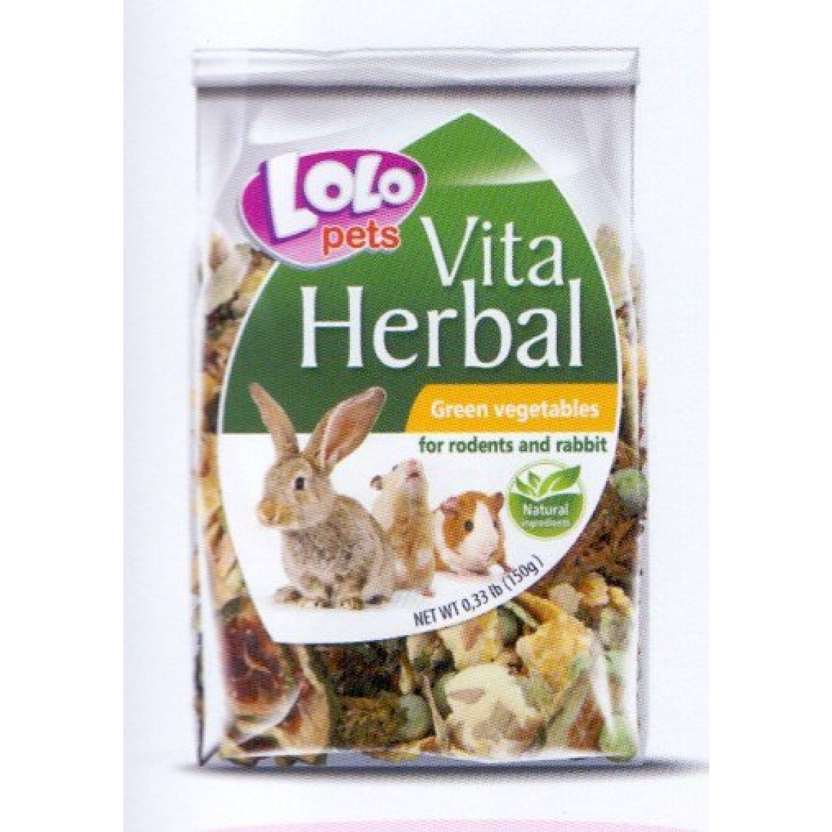 LOLOPETS VITA HERBAL zeleninové plátky, 150 g – Obrázok 1