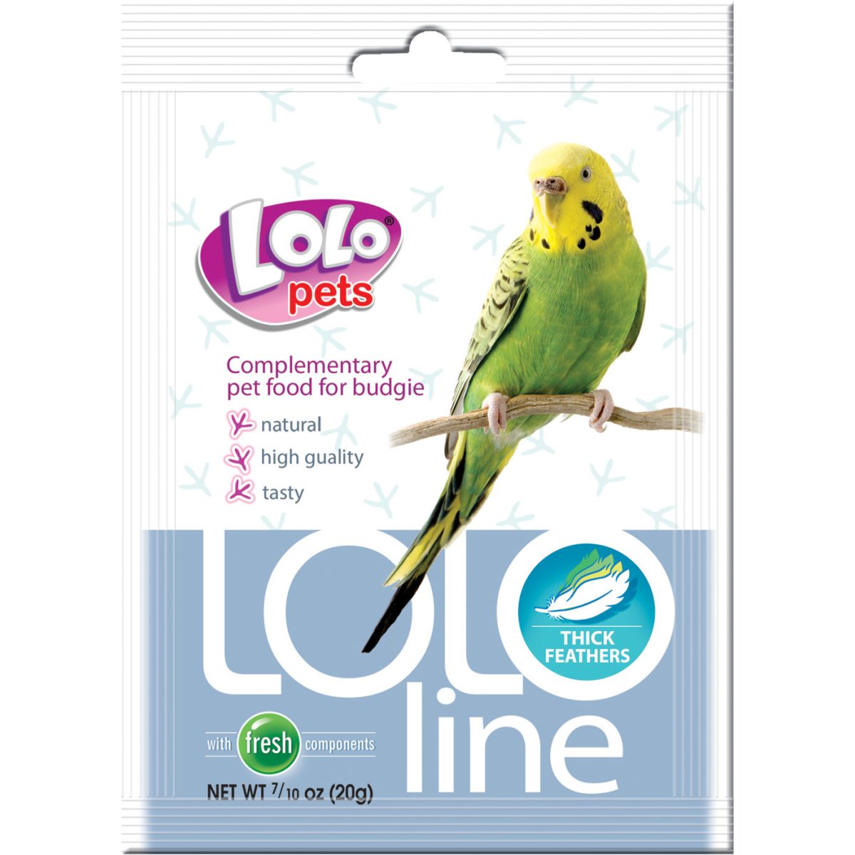 LOLOPETS perličky na preperenie pre andulky, 20 g – Obrázok 1