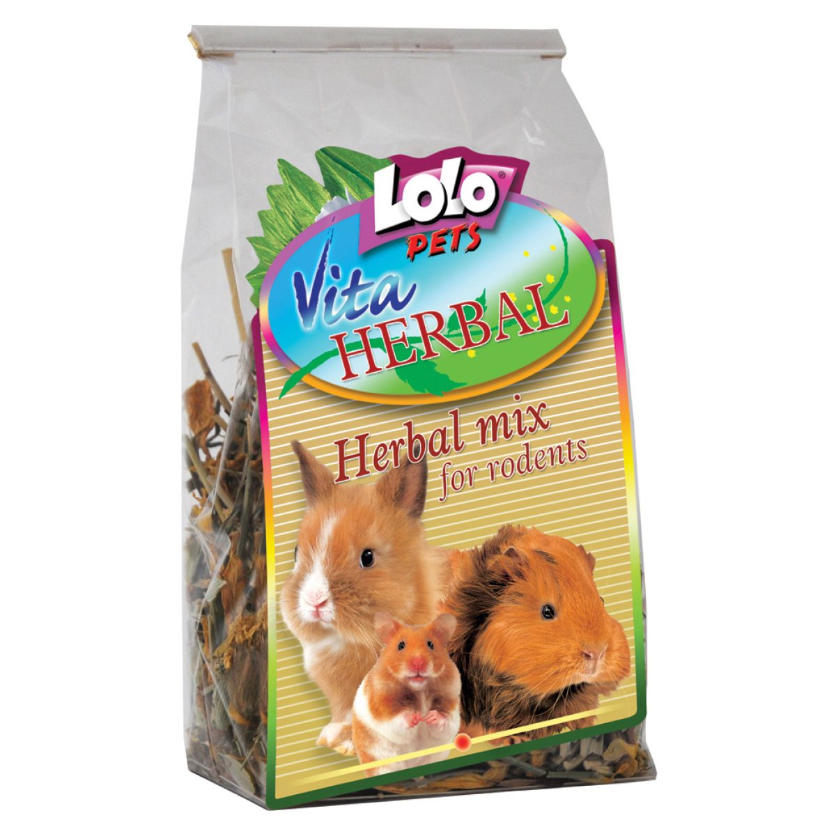 LOLOPETS VITA HERBAL bylinkový mix pre hlodavce, 40g – Obrázok 1