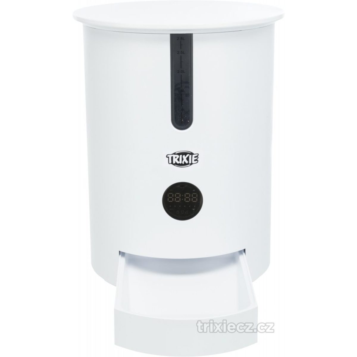 Automatický zásobník na krmivo TX9 2,8 l / 22x28x22 cm, biely – Obrázok 6
