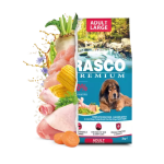 Krmivo Rasco Premium Adult Large kura s ryžou 15kg – Obrázok 3